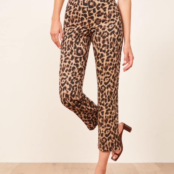 Reformation Marlon Pant (Leopard) - Picture 3 of 7